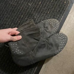 justice slouch booties